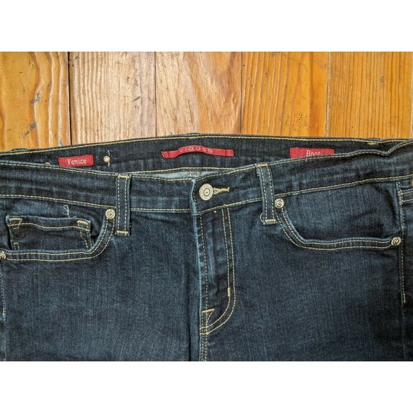 Vigoss Jeans Womens Venice Boot Denim Jeans Size 11 Dark Wash - Picture 2 of 7